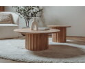 Salontafel Crotone set van 2 Acacia 90ø / 60ø cm