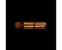 Lichtbron LED [T32-L185] filament buis 18,5 cm - Amberkleurig glas