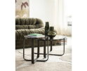 Coffee table Groovy 63x63cm - bruin | BY-BOO