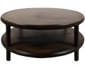 Salontafel Ø100, H40, Brown Walnut - Jumbo Collection