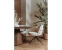 Eettafel Asti rond mangohout 130 cm - Bruin