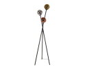 Vloerlamp 3L molecule mix glass - Artic zwart