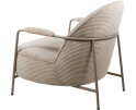 Elton fauteuil - Sand Frame - Rib - Sand - Unique Collection