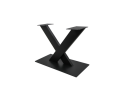 Onderstel - V-Model - gepoedercoat zwart - metaal