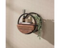 Wandschap Circular 1L &Oslash;40 - Massief acacia bruin