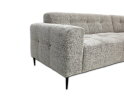 Hoekbank Viano rechts stof Bella 55 Taupe Grijs gem&ecirc;leerd -  255x200x84 cm - modern