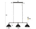 Hanglamp Ray Industrial Tube