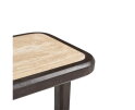Bijzettafel Arvid Bruin Travertin 58 cm