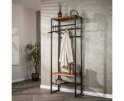 Garderobemeubel roede Luno - Drift Brown Powdercoated