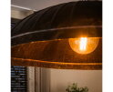 Hanglamp Gardo 1-lichts metaal 90x90x150 cm - smoked brown