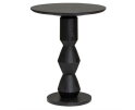 Bijzettafel Brunello GeoBalance rond 50cm - zwart | Tower living