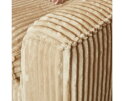 MySofa Teddy U-bank Ribstof - Beige