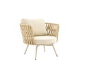 Loungestoel Sophia draaibaar 360&deg; tuin - Beige