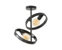 Plafondlamp Hover 2 lampen - Charcoal