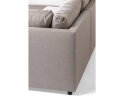 U-bank Eleven rechts By-Olaf – Stof Inari 22 Beige – Ruime 3-zits met extra loungegedeelte – 285 x 199 cm