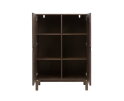 Opbergkast Arun eiken 90x46x130 cm - Espresso bruin