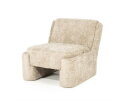 Lounge chair Omla - taupe | BY-BOO