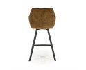 Barstool Bliss with armrest - mustard | BY-BOO