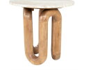 Side table LoopStone 52x52cm - natuurlijk | BY-BOO