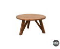 Brix bijzettafel Lenny 70 cm rond teak hout | € 295