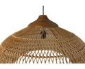 Hanglamp Rotan - 65x65x40 - Naturel - Rotan/teak