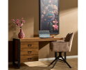 Bureau Britt 145 cm mango metaal - Naturel | Meubelplaats