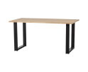 Combi-tablo: Eiken 160x90 & U-poot [fsc] - WOOOD
