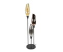 Vloerlamp cocoon XL mix glass - Zwart