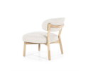 Fauteuil Mikky naturel - taupe | Eleonora