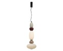 Pendant lamp Garca vertical - veelkleurig | BY-BOO
