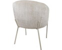Eetkamerstoel Adele - beige poten - Cremona - Taupe 04 - Star Collection