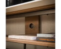 TV meubel Arcus 180x40x49 cm - Travertin keramiek - Japandi