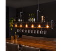 Hanglamp / Wijnrek Decorate 160 cm - zwart | Meubelplaats