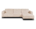 Hoekbank Nolan met Chaise Longue Rechts &ndash; Cremona Stof - Natural - 275x150x84 cm