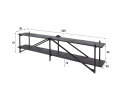 TV-meubel 220cm XL Piega - Grijs