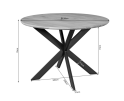 Eiken eettafel Ferris | Rond 110 cm | Naturel