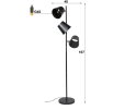 Vloerlamp 3x &Oslash;18 Kinetic - Charcoal