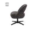 Eetkamerstoel Caldes draaibaar Chenille - TED 17 blue-grey