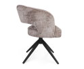 Eetkamerstoel Demi | Clay | Poot Black | Met armleuning