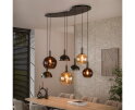 Hanglamp 4+3L Cluster - Sienna brown
