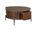 Salontafel Madison Brown | 80 cm | Rond