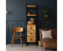 Boekenkast Britt 3 lades 55 cm - Naturel