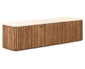 Hanging TV stand Lagoon small,37x140x35 cm, teakwood + mortex