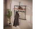 Kapstok Air Pure hoog 2x6H - Massief acacia bruin