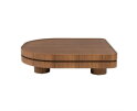 Salontafel Arcus 122x122cm - bruin | Eleonora