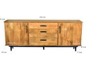 Dressoir Ayleen 200cm | Livingfurn