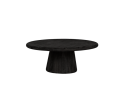 Asti Salontafel rond zwart 90 cm