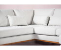 U-bank Borneo links Melva beige 3-zits met hoek en ottomaan 290 x 202 cm