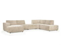 SEVN Ramona modulaire hoekbank -  U-bank Venga Liver - 466x247 cm - zelf samen te stellen