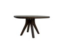 Eetkamertafel stuiver vorm 120, Mango Espresso Brown - Addo Table Collection